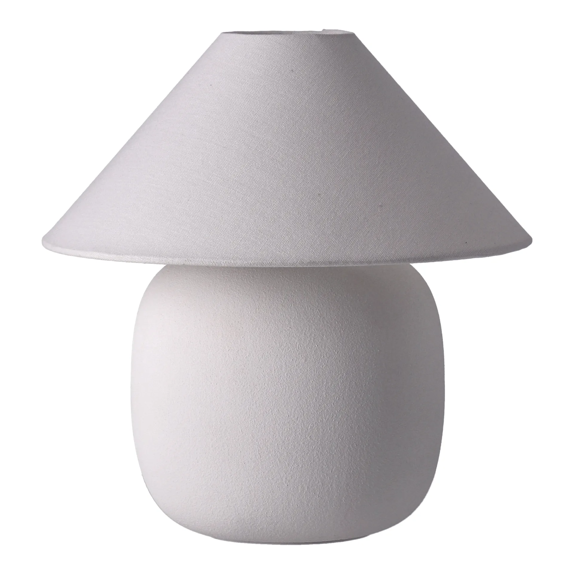 Lampa stołowa Boulder 29 cm white-white Scandi Living