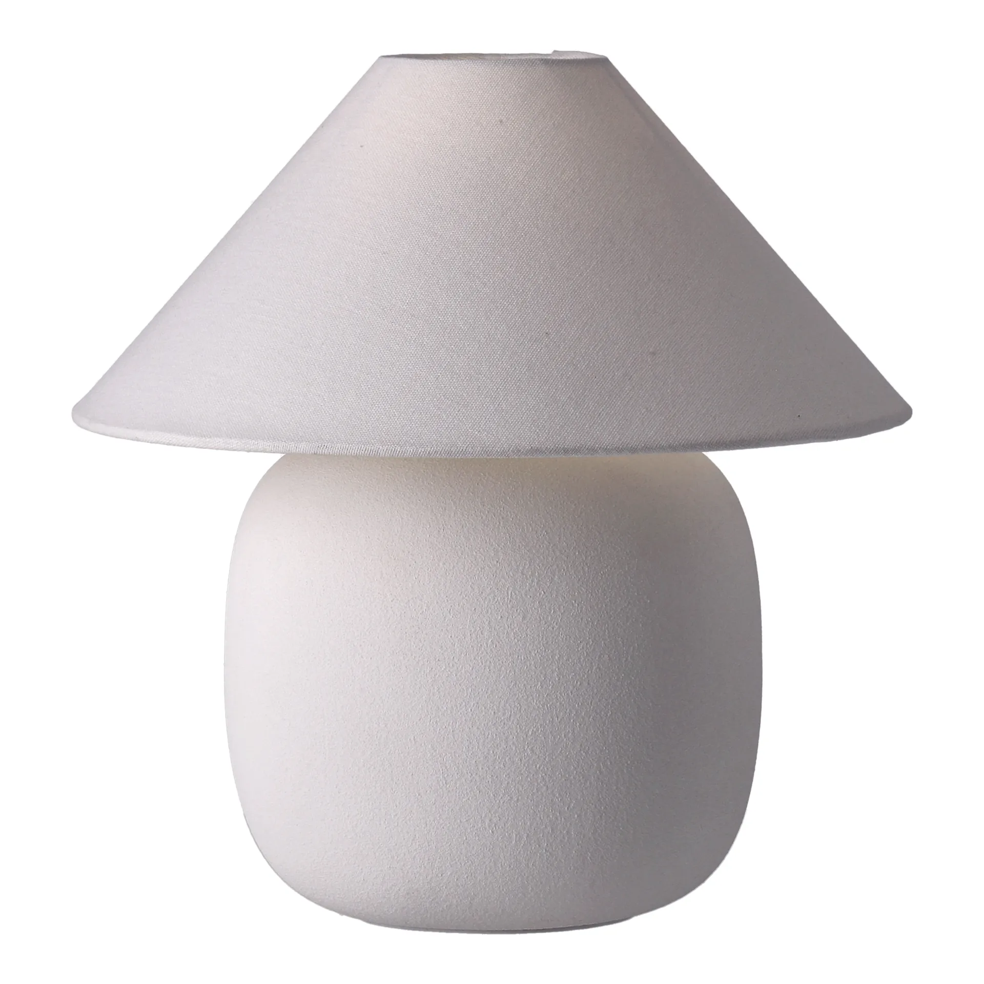 Lampa stołowa Boulder 29 cm white-white Scandi Living