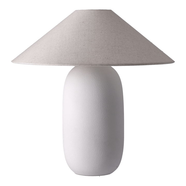 Lampa stołowa Boulder 48 cm white-nature - Podstawa lampy - Scandi Living