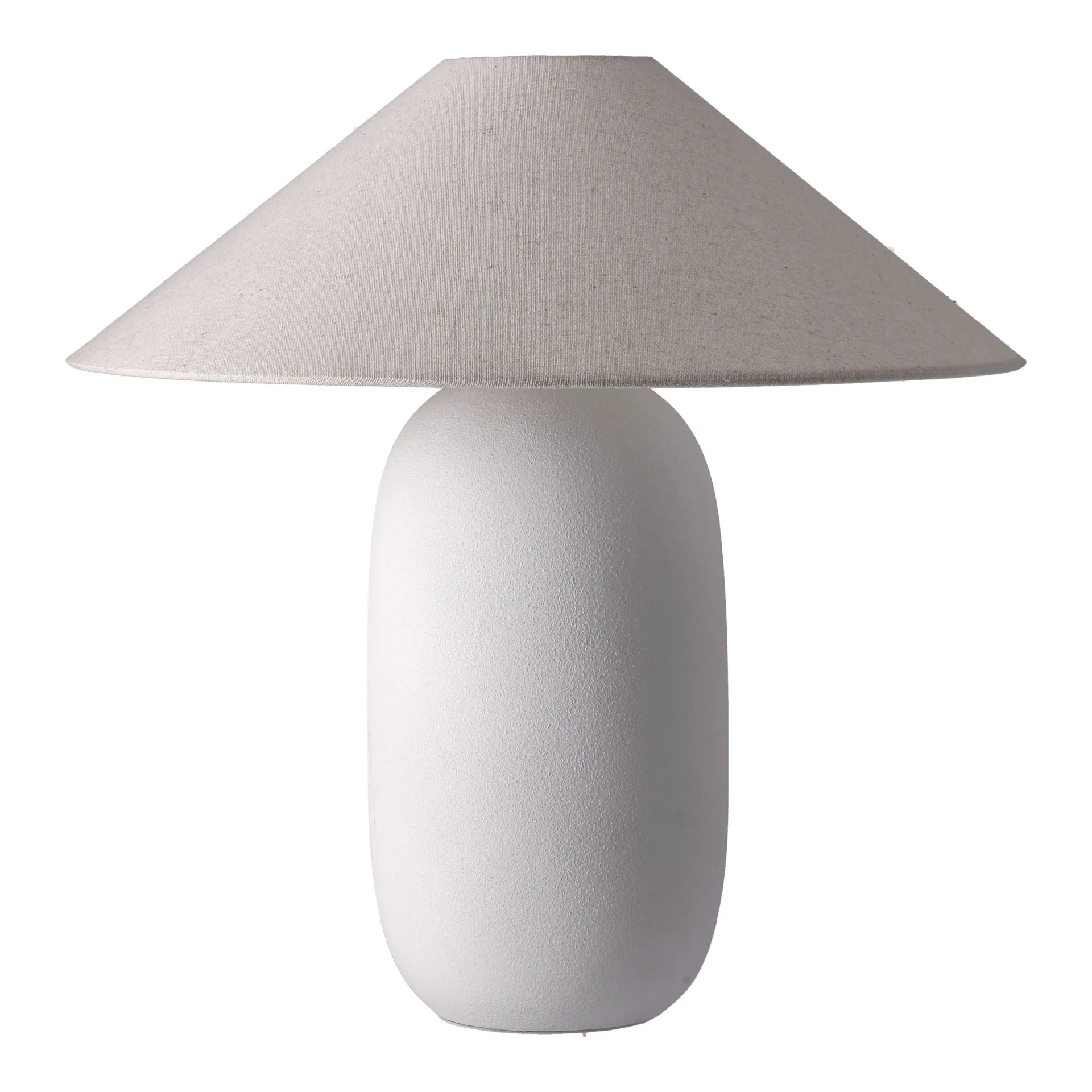 Lampa stołowa Boulder 48 cm white-nature Scandi Living