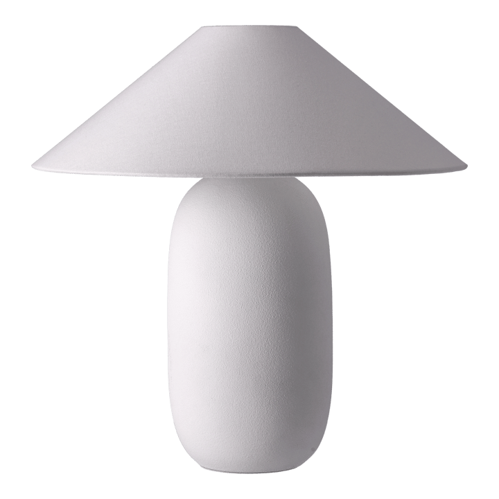 Lampa stołowa Boulder 48 cm white-white - Podstawa lampy - Scandi Living