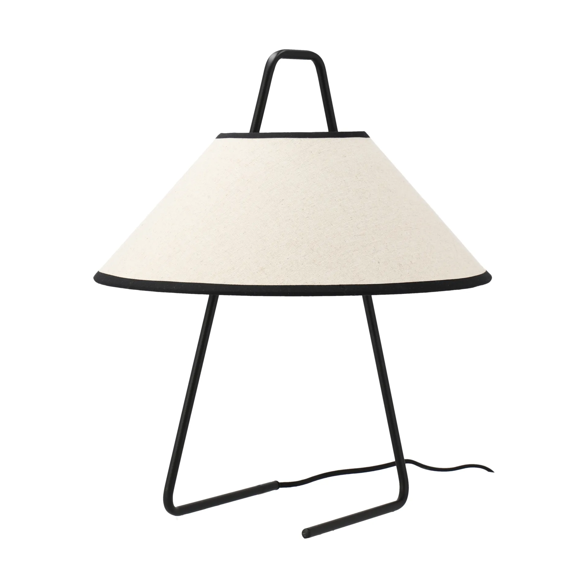 Lampa stołowa Moss 43 cm, Beżowa Scandi Living