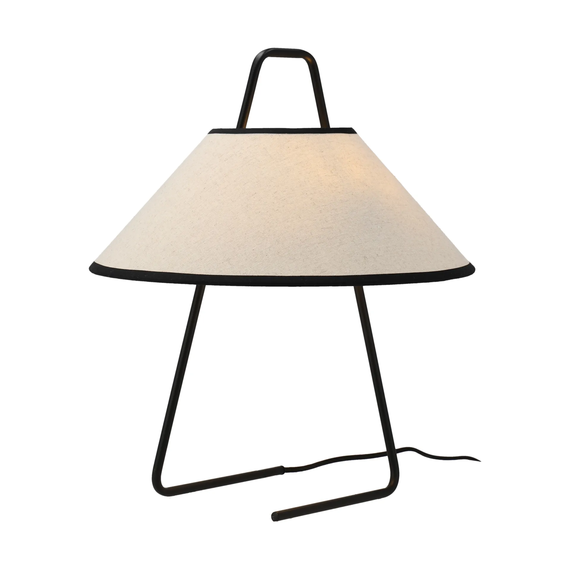 Lampa stołowa Moss light 43 cm, Beżowa Scandi Living