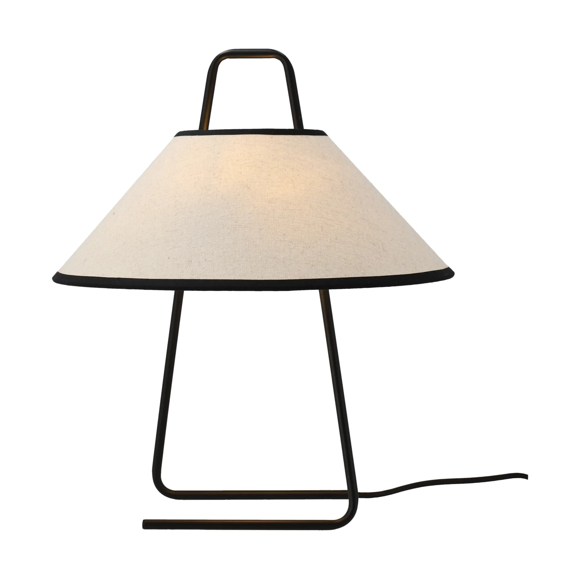 Lampa stołowa Moss light 43 cm, Beżowa Scandi Living
