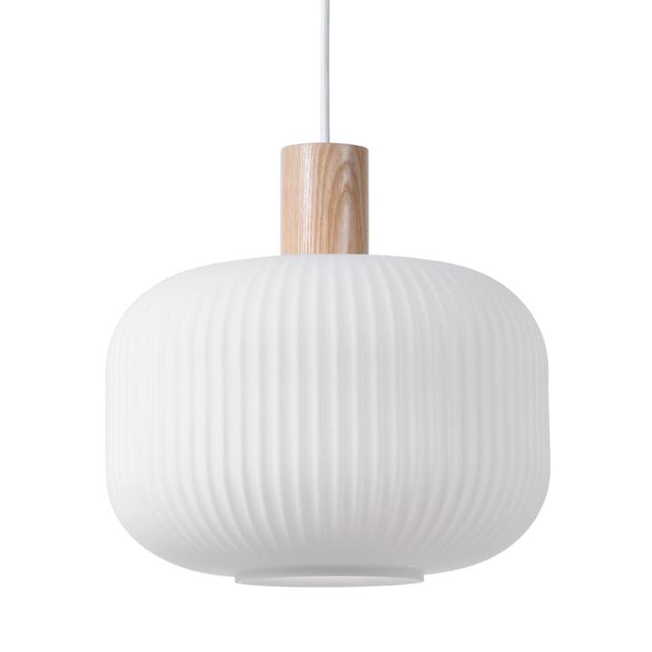 Lampa sufitowa Fair Ø30 cm - Szkło matowe - jesion - Scandi Living