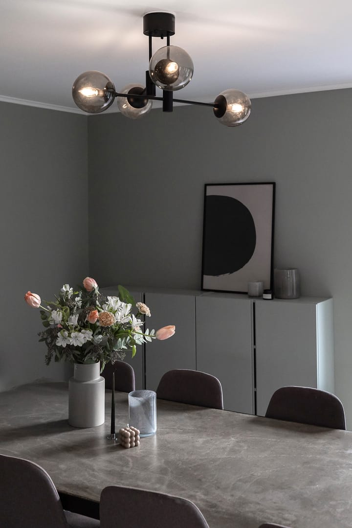 Lampa sufitowa Solar czarny 73 cm, Dymny szary Scandi Living