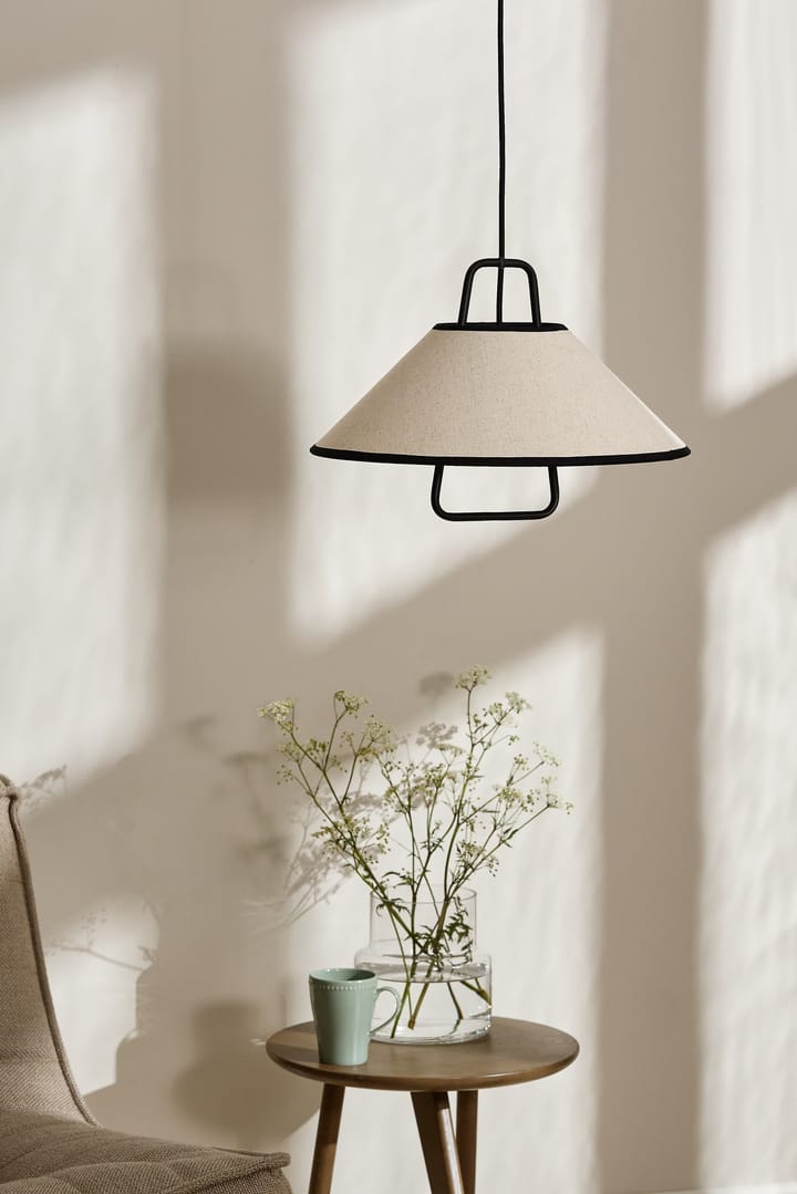 Lampa wisząca Moss Ø42 cm, Beżowa Scandi Living