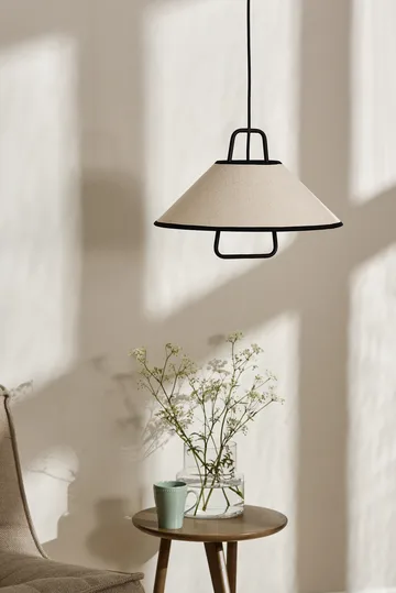 Lampa wisząca Moss light Ø42 cm - Beżowa - Scandi Living