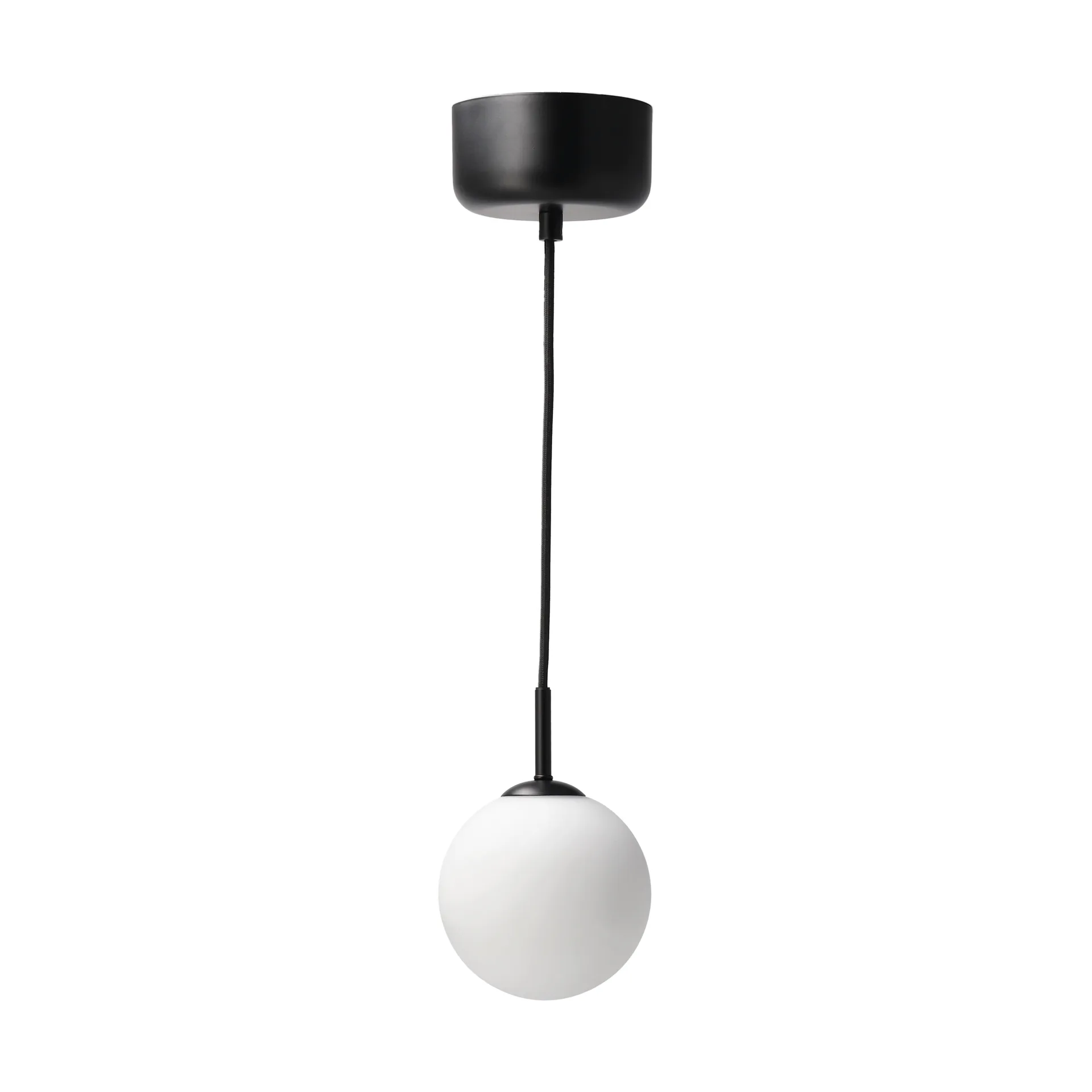 Lampa wisząca Solar D15 cm, Matowa biel Scandi Living