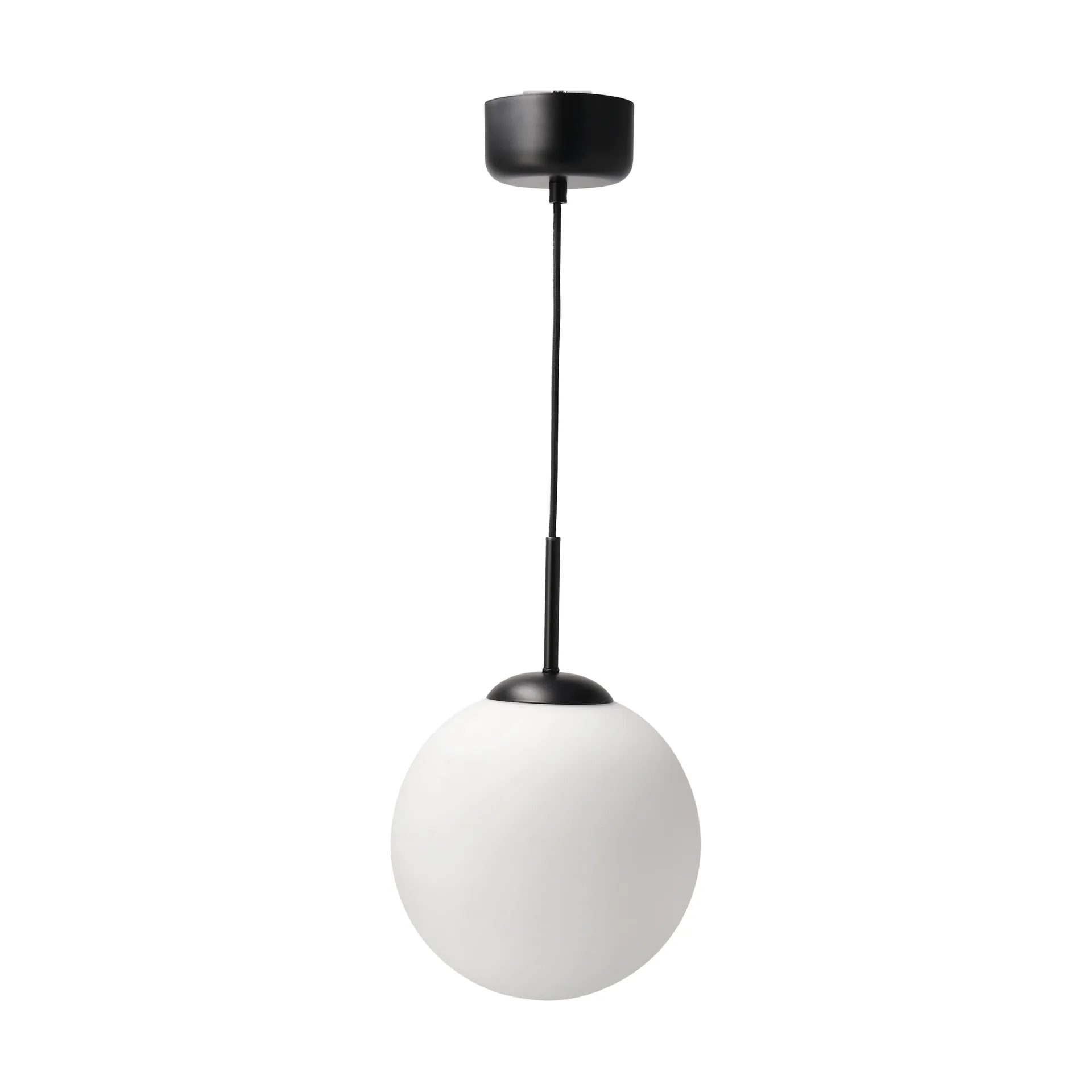 Lampa wisząca Solar D25 cm, Matowa biel Scandi Living