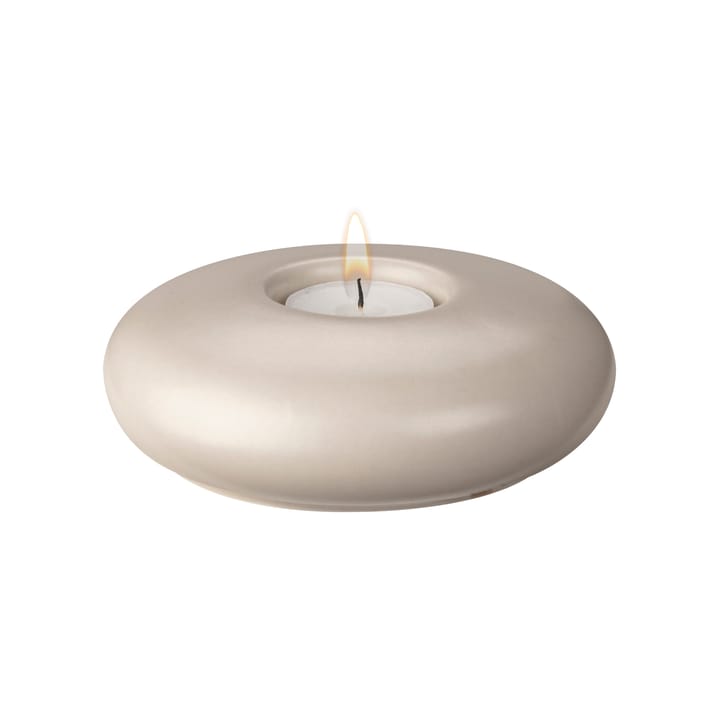 Lampion na świecę Stone Ø13 cm - Beżowy - Scandi Living