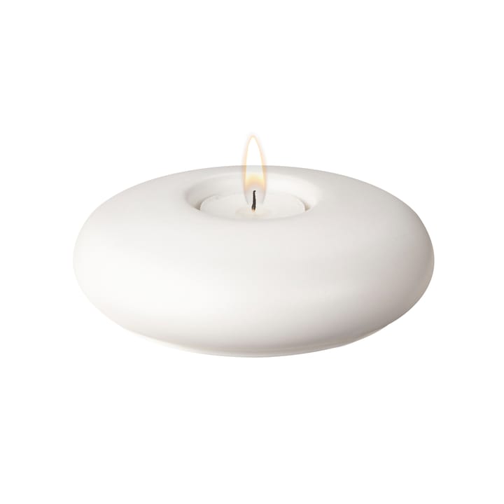 Lampion na świecę Stone Ø13 cm - Biały - Scandi Living