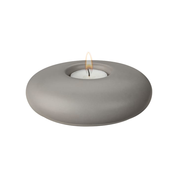 Lampion na świecę Stone Ø13 cm - Szary - Scandi Living