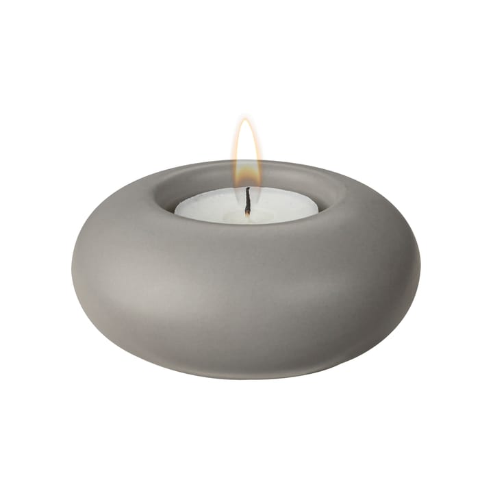 Lampion na świecę Stone Ø9 cm - Szary - Scandi Living