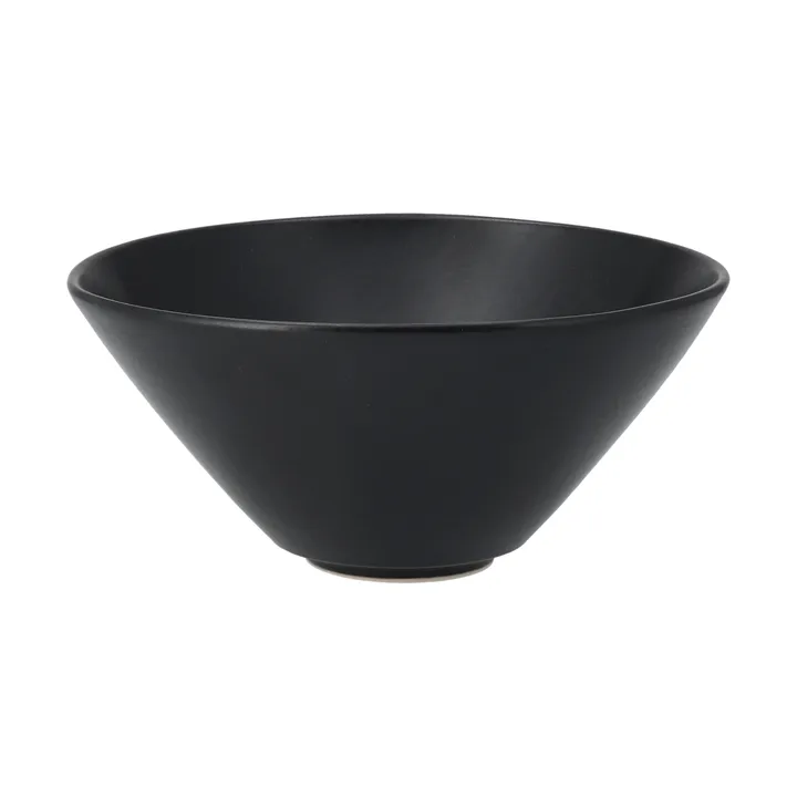 Miska do ramen Terra - Czarny kamionkowa, Ø20 cm - Scandi Living