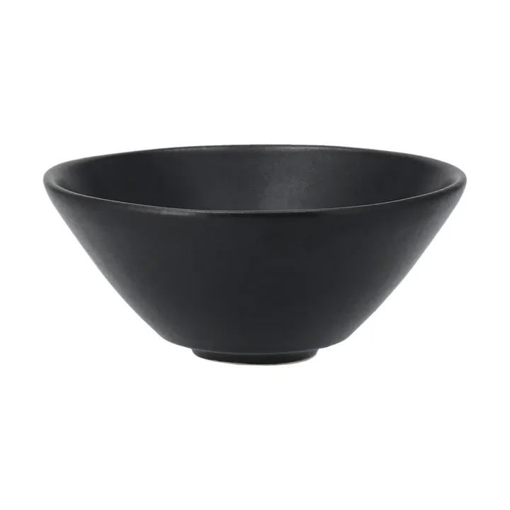 Miska do serwowania Terra - Czarny kamionkowa, Ø9,5 cm - Scandi Living