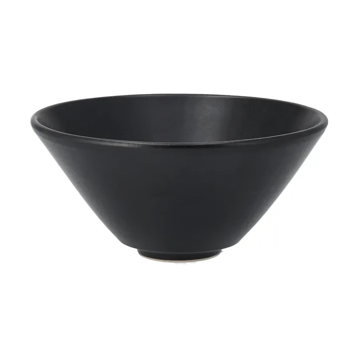 Miska do zupy Terra - Czarny kamionkowa, Ø16 cm - Scandi Living