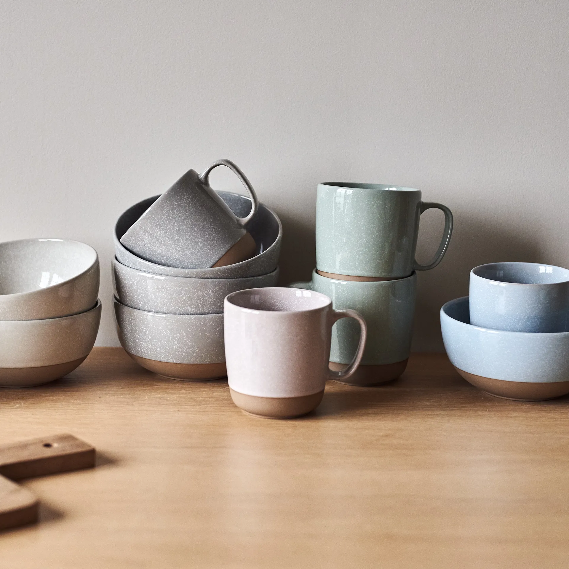 Miska Fossil 60 cl, Niebieska Scandi Living