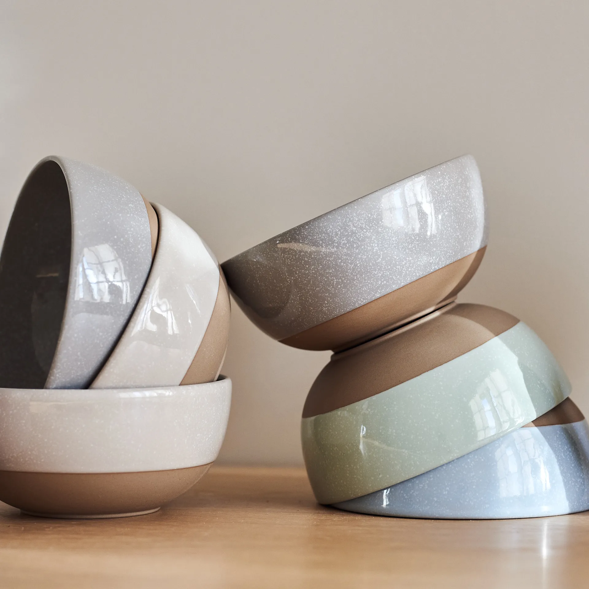 Miska Fossil 60 cl, Zielona Scandi Living