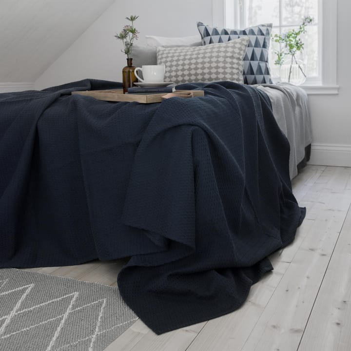 Narzuta Kimono 139x260 cm, storm blue (niebieski) Scandi Living