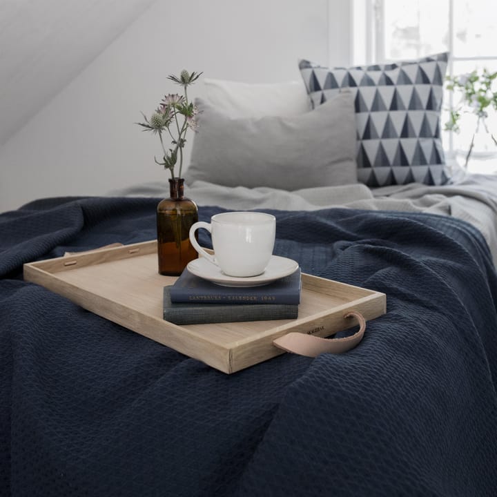 Narzuta Kimono 139x260 cm, storm blue (niebieski) Scandi Living