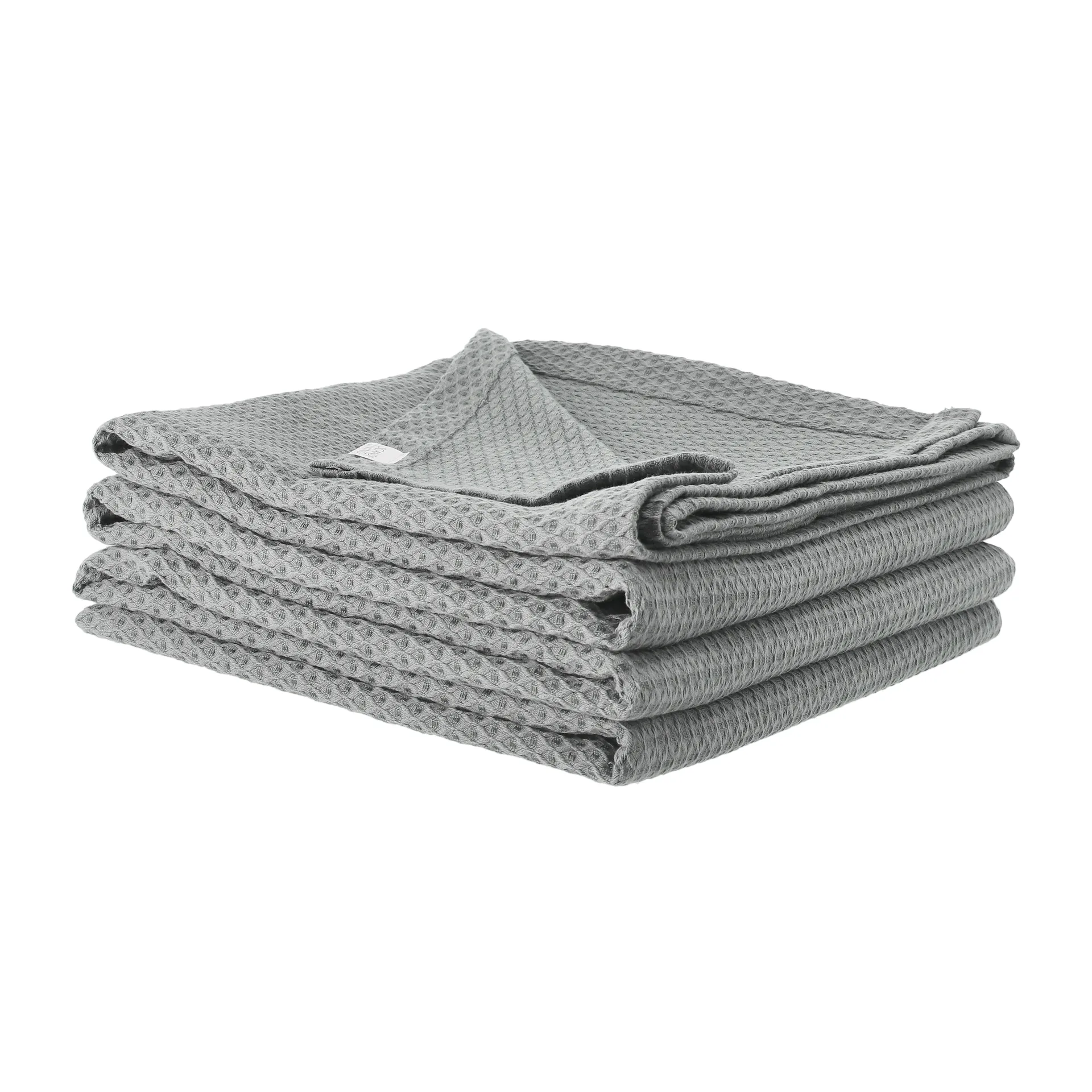 Narzuta Kimono 260x260 cm, dusty petrol (blady niebieski) Scandi Living