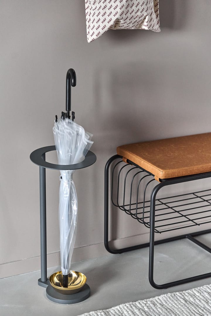 Nod ławka/półka na buty 80x36x42 cm, Black Scandi Living