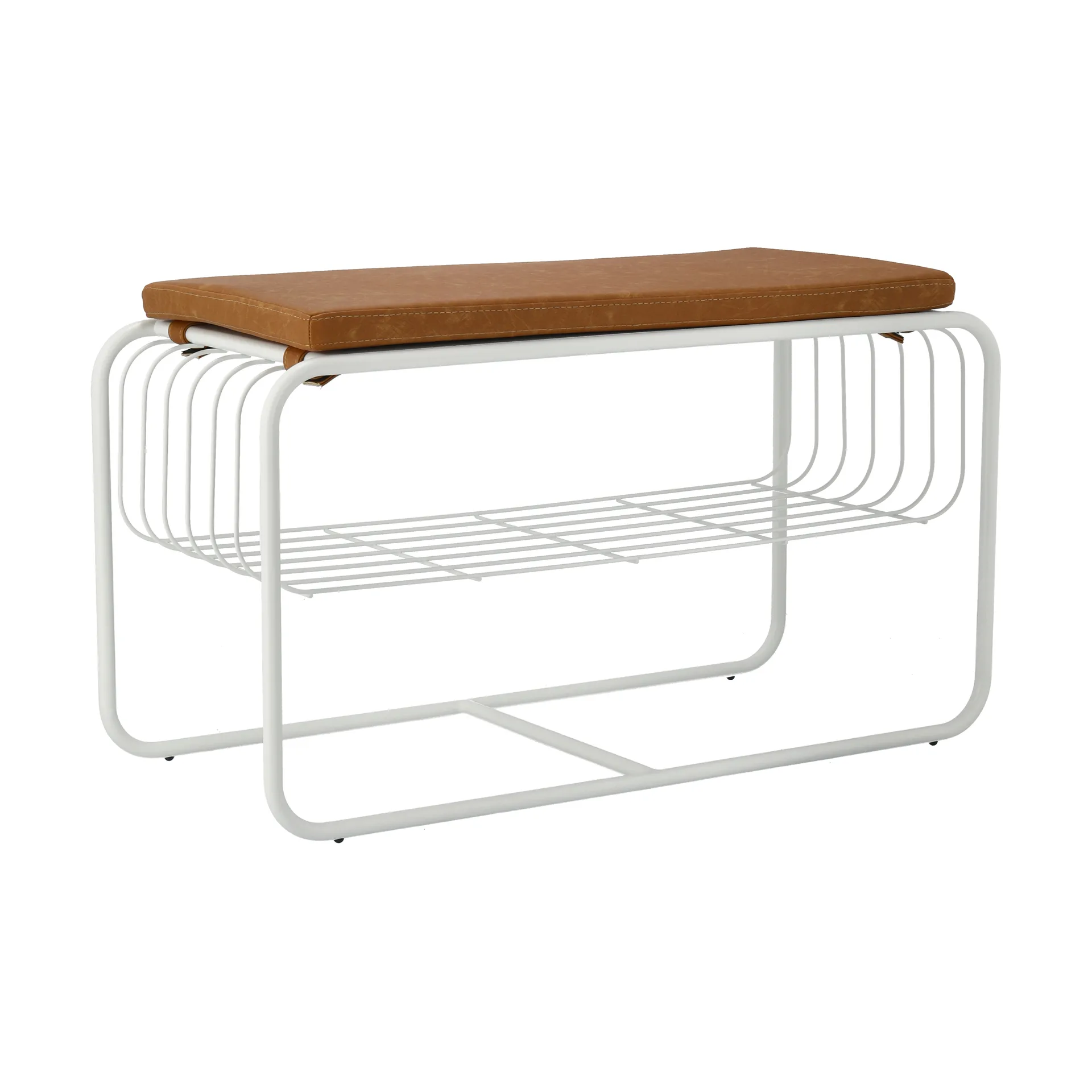 Nod ławka/półka na buty 80x36x42 cm, White Scandi Living