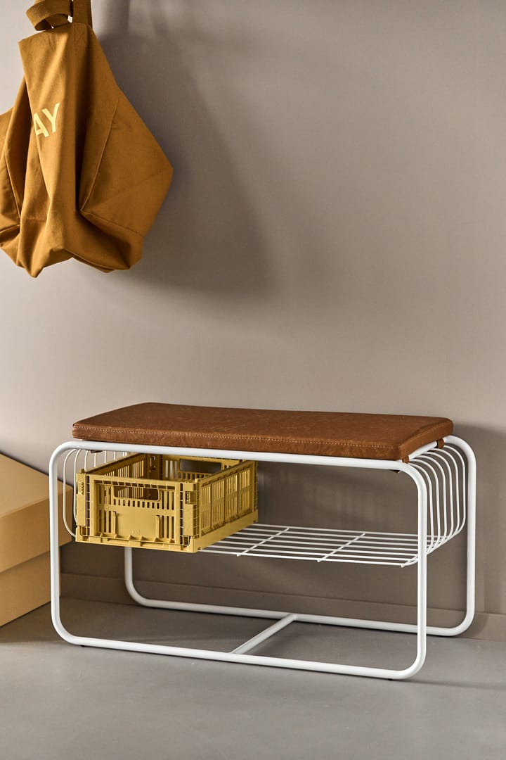 Nod ławka/półka na buty 80x36x42 cm, White Scandi Living