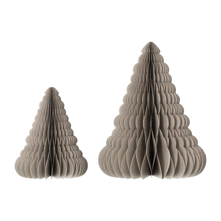 Ozdoba świąteczna Trees 2-pak - Beżowy - Scandi Living