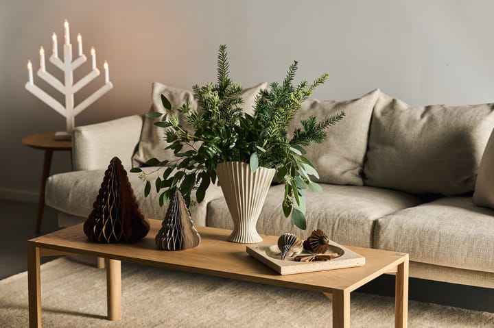 Ozdoba świąteczna Trees 2 szt. - Beige - Scandi Living