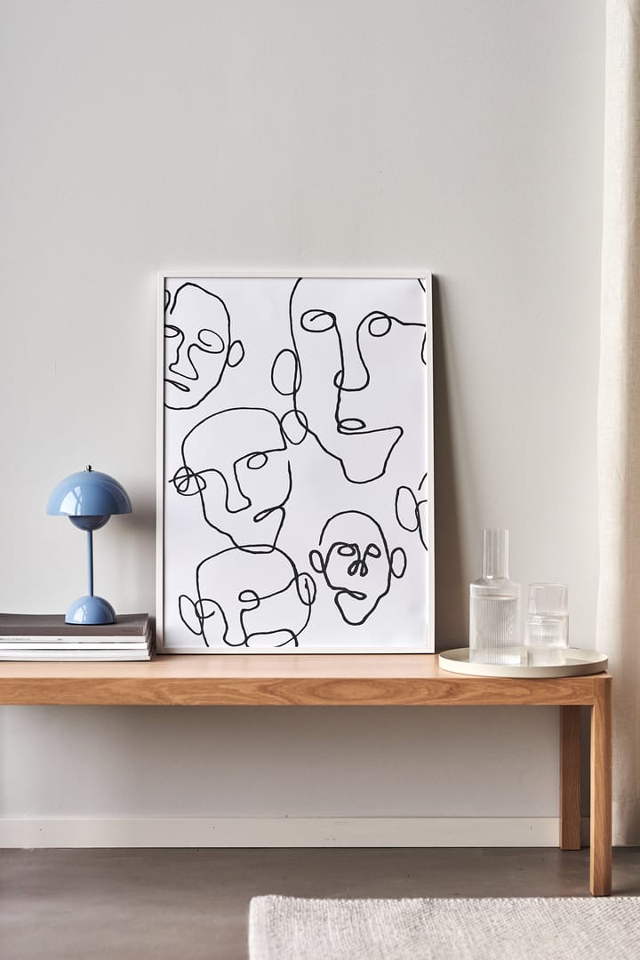 Plakat Audience czarny, 40x50 cm Scandi Living