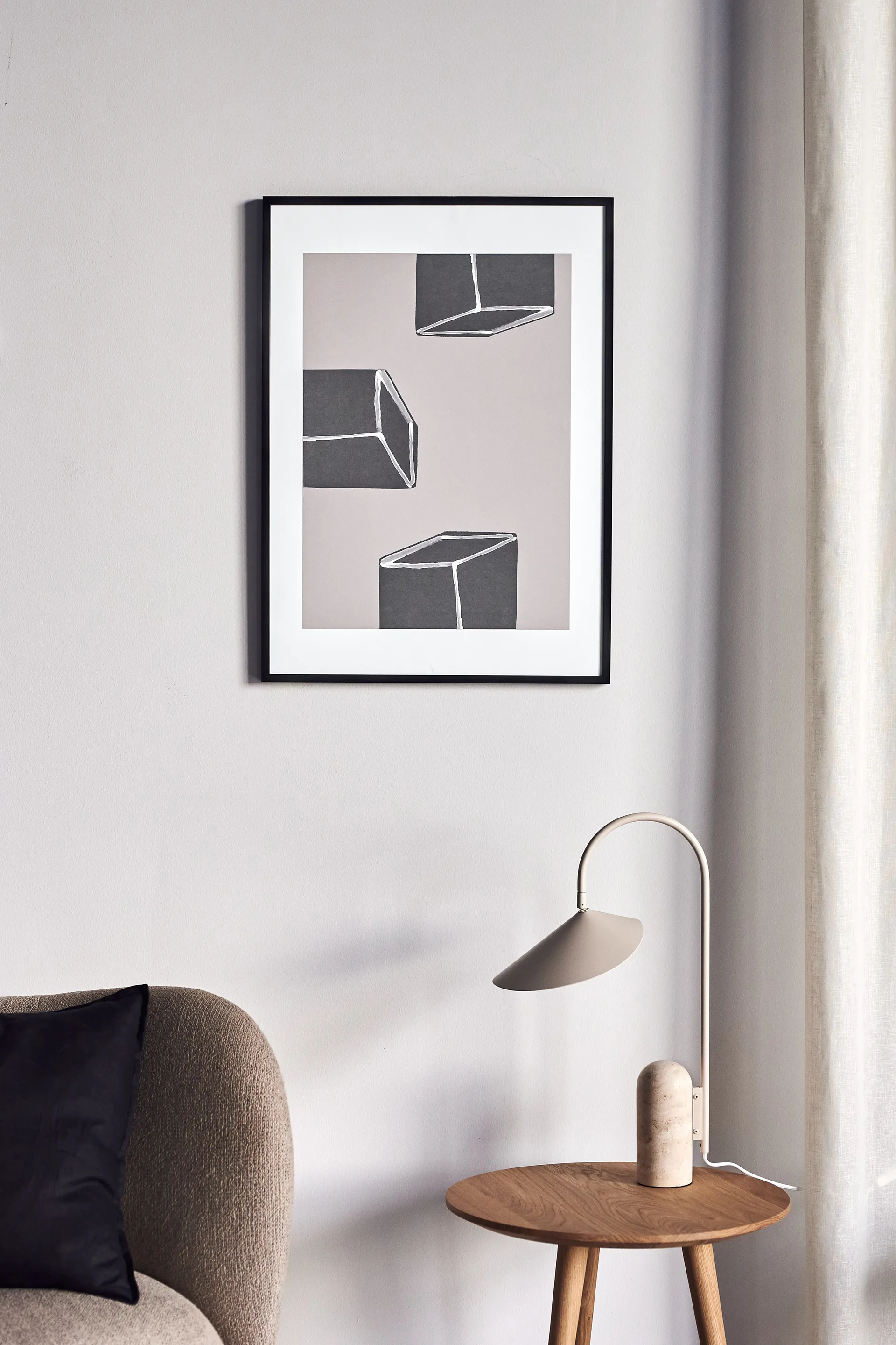 Plakat Dimensions, 50x70 cm Scandi Living