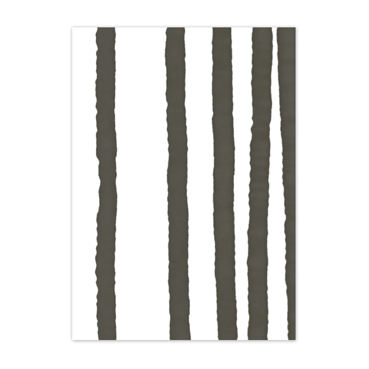 Plakat Lineage czarny - 30x40 cm - Scandi Living