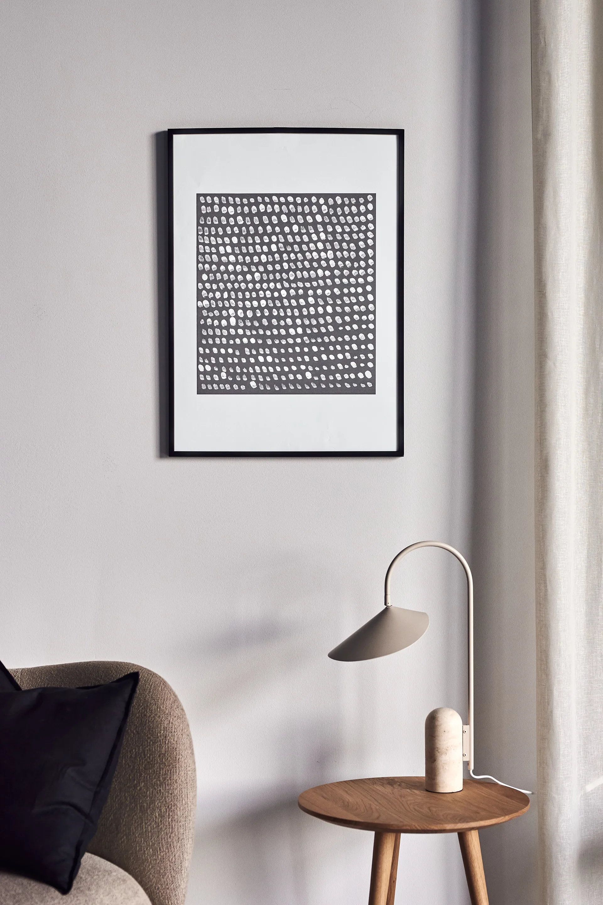 Plakat Multitude w kolorze szarym, 50x70 cm Scandi Living