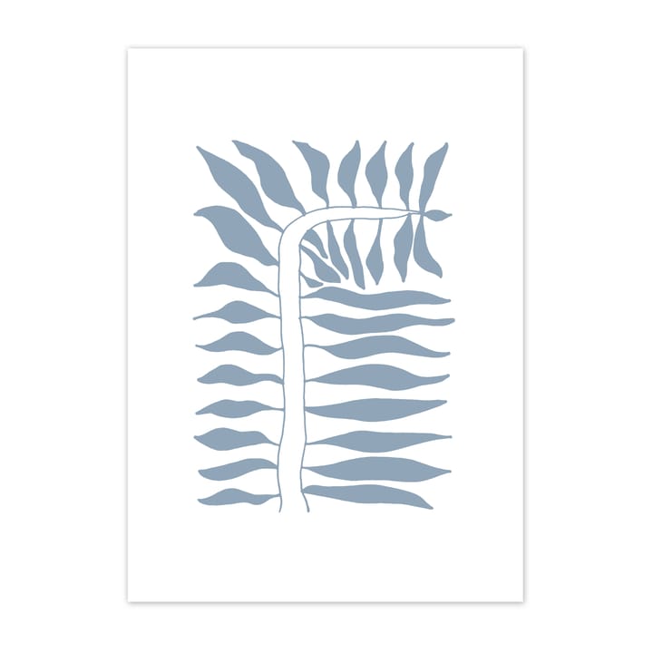Plakat Seeding niebieski, 50x70 cm Scandi Living