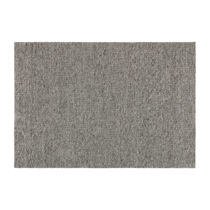Pleciony dywan wełniany naturalny szary - 170x240 cm - Scandi Living
