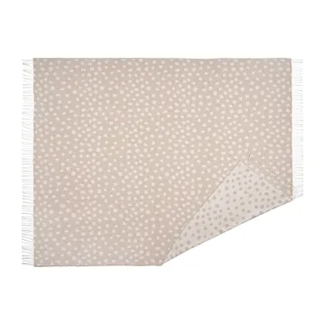 Pled bawełniany Droplets 130x185 cm - Beżowy - Scandi Living