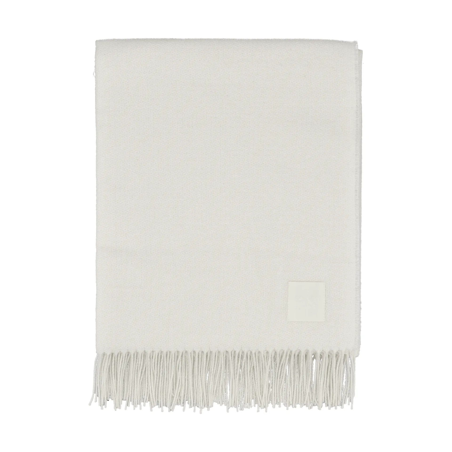 Pled bawełniany Loom 125×170 cm, Brzoza Scandi Living