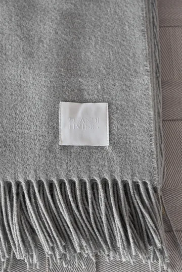 Pled bawełniany Loom 125×170 cm - Mglisty - Scandi Living