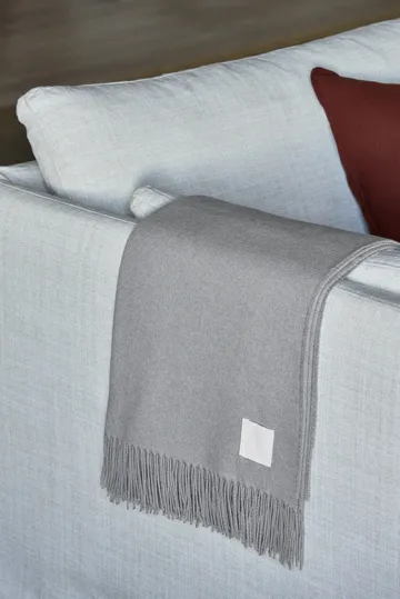 Pled bawełniany Loom 125×170 cm - Mglisty - Scandi Living