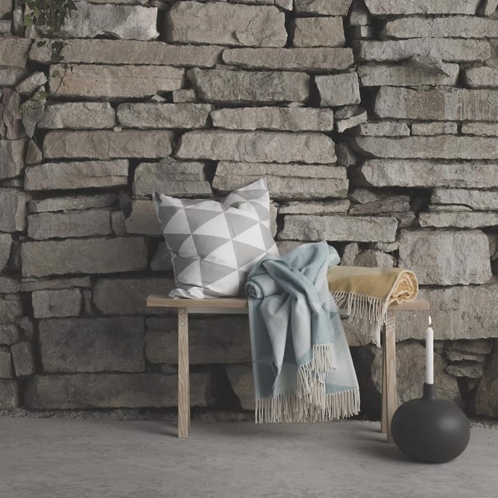 Pled bawełniany Rime, Mustard Scandi Living