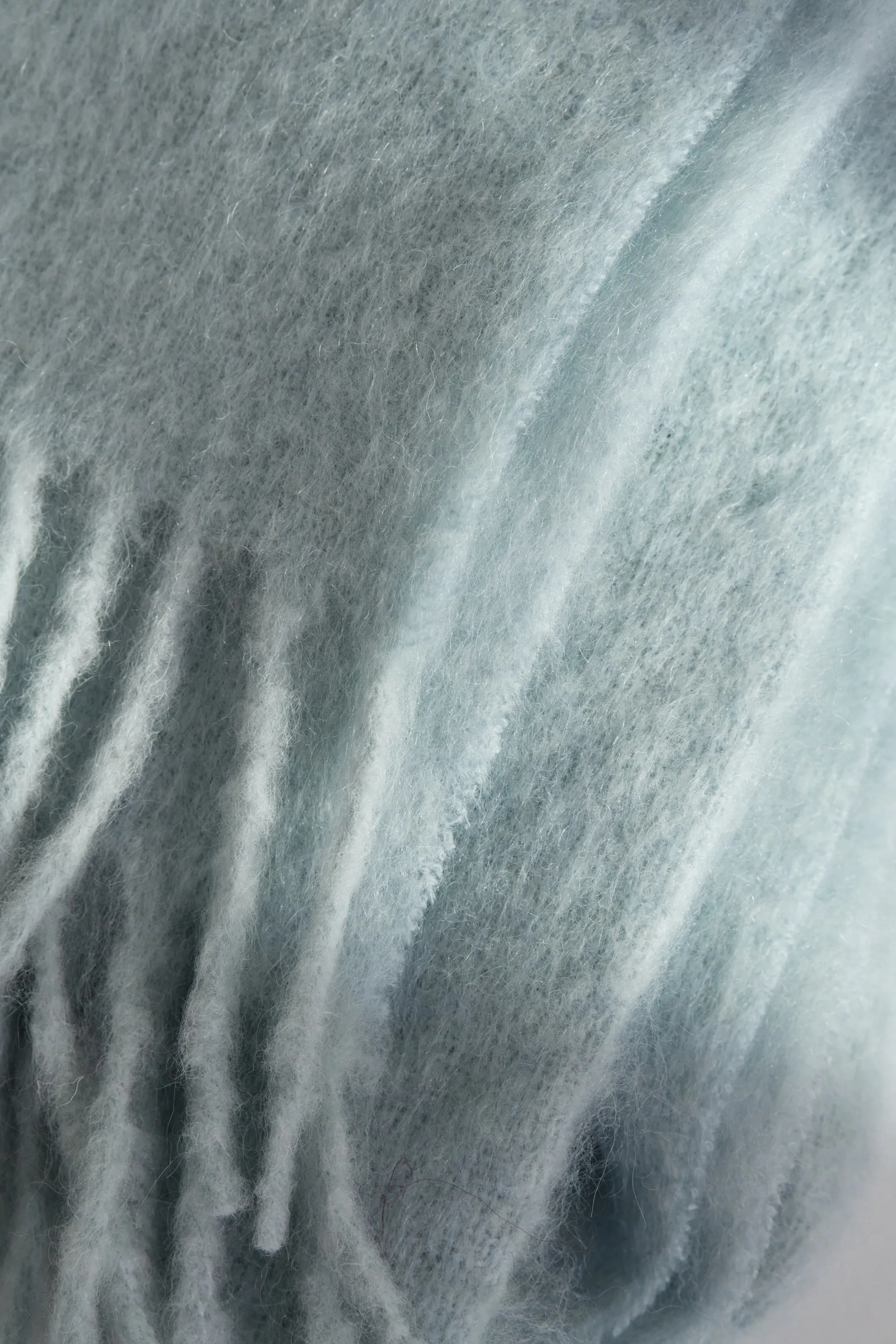 Pled Dune mohair 130x170 cm, Ice blue Scandi Living