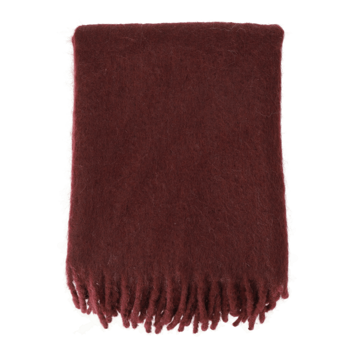 Pled Dune mohair 130x170 cm - Plum - Scandi Living