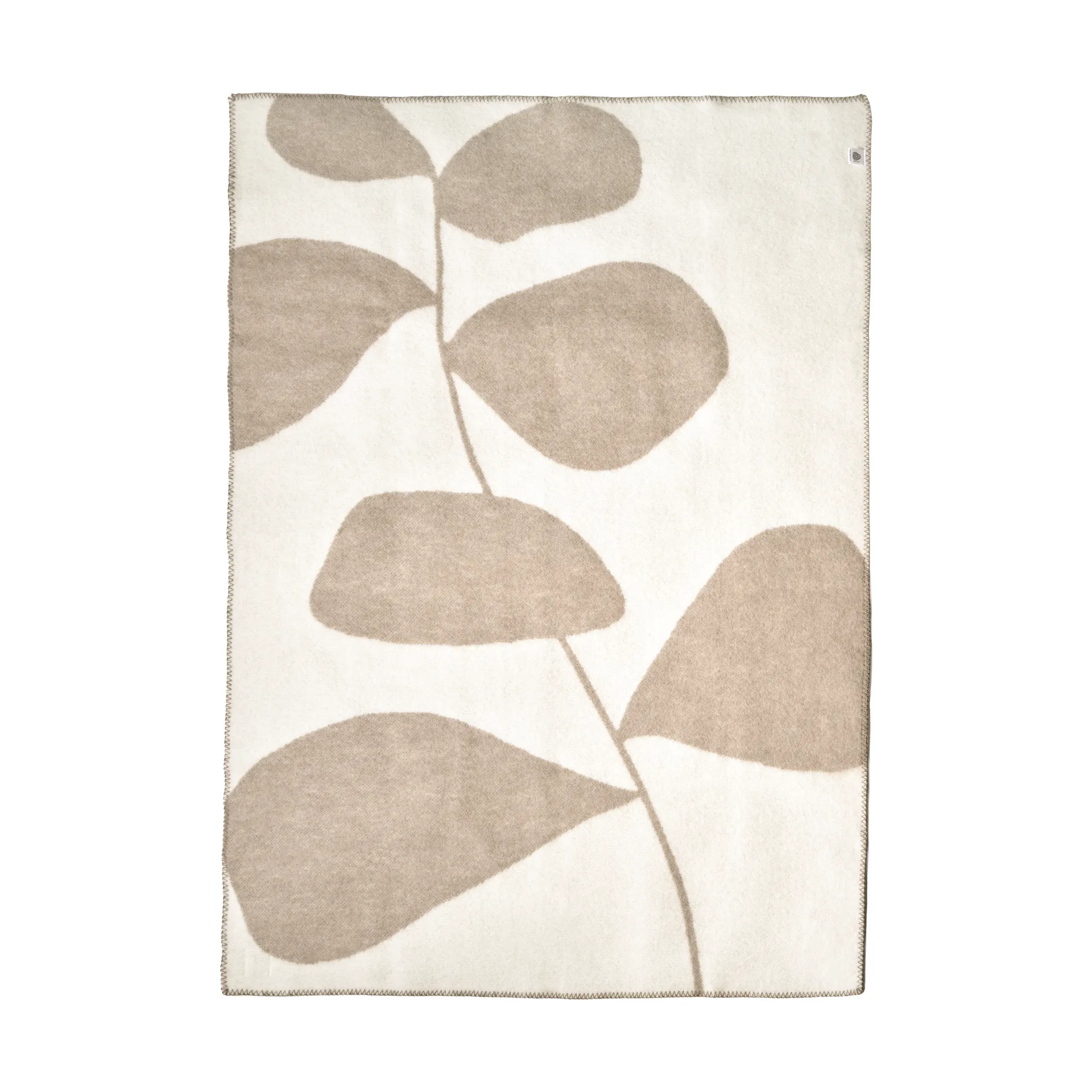 Pled wełniany Leaf 130x180 cm, Kret Scandi Living