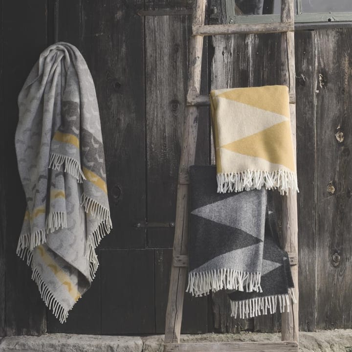 Pled wełniany Rime, Charcoal Scandi Living