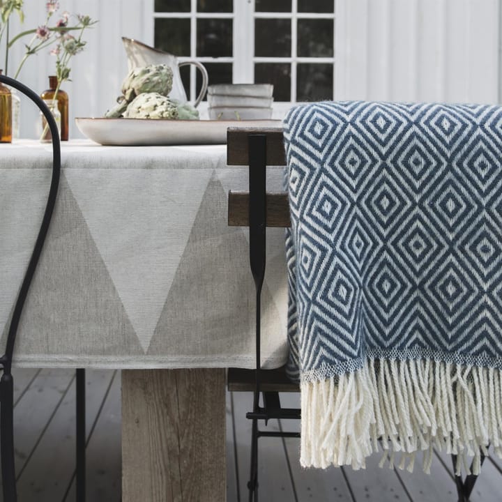 Pled wełniany Salt, Dusty blue Scandi Living