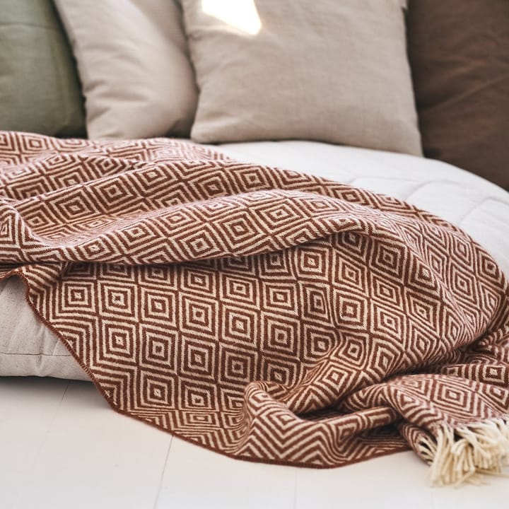 Pled wełniany Salt, Terakota Scandi Living
