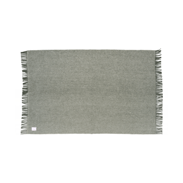 Pled wełniany Sandstone 130x180 cm - Khaki zielony - Scandi Living