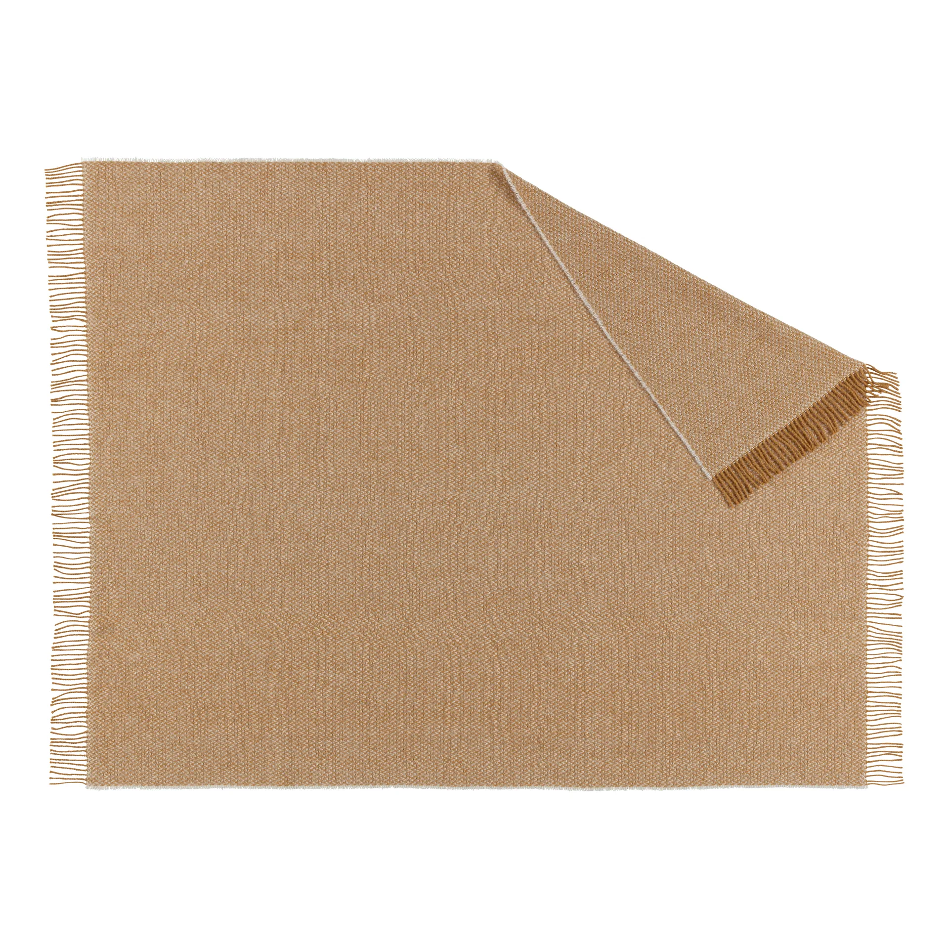 Pled wełniany Sandstone 130x180 cm, Mustard Scandi Living